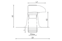 Passage de conduite 3000 DW 140 mm avec PVC