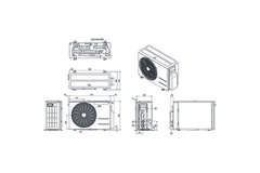 LG ARTCOOL AI AIR Mirror airco R32 2,5 kW Dual Inverter Set