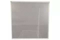 Geperforeerde plafondplaat 600 x 600 mm voor inleg in systeemplafonds - RAL9016