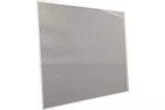 Geperforeerde plafondplaat 600 x 600 mm voor inleg in systeemplafonds - RAL9016