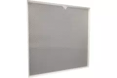 Geperforeerde plafondplaat 600 x 600 mm voor inleg in systeemplafonds - RAL9016