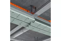Ergovent instucbaar frameloos lijnrooster 1050 mm met aansluitdiameter 90 mm - modulair - 1 sleuf
