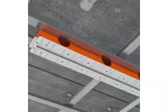 Ergovent instucbaar frameloos lijnrooster 600 mm met aansluitdiameter 75 mm - profiel