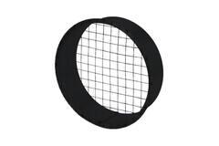 Grille tubulaire Ø 250 mm avec maille pour conduit rigide galvanisé - sur mesure RAL9005