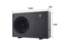 LG Therma-V Monobloc S warmtepomp R32 1 fase 9,0 kW