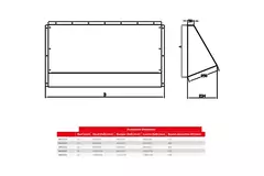 Maxivent weersbestendige beschermkap voor M4555 horizontaal - HD
