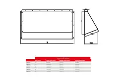 Maxivent weersbestendige beschermkap voor MR4528 horizontaal - HD
