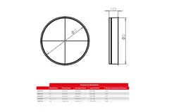Maxivent flexibel rond verbindingsstuk voor M4555 horizontaal/low profile - FC