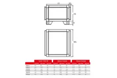 Maxivent automatische omschakeling-waterbatterij 20,10 kW verwarming, 7,62 kW koeling - CCW2