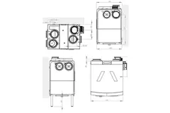 Orcon HRC-300 EcoMax DN150 - 300 m³/h
