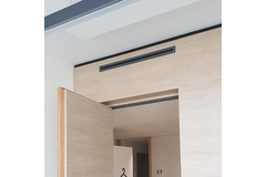 Diffuseur de ligne aluminium avec 4 lames orientables - 2000 mm - RAL 9010