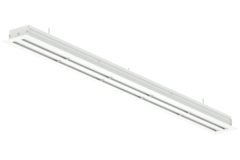Diffuseur de ligne aluminium avec 4 lames orientables - 2000 mm - RAL 9016