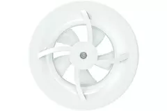Solara badkamerventilator met heat mover - 100 mm diameter - mat wit