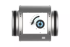 Ronde CAV Constant volumeregelaar dubbelwandig diameter 100 mm
