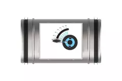 Ronde CAV Constant volumeregelaar enkelwandig diameter 100 mm