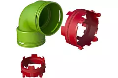 Ubbink Air Excellent 48C bocht 90° koppelstuk