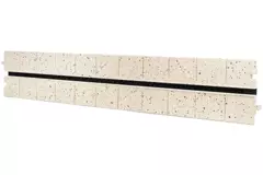 Ergovent tussenstuk voor modulaire instucbare lijnroosters 1050 mm - 1 sleuf