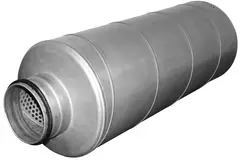Spiro-SAFE premium geluiddemper diameter 100 mm - lengte 600 mm (100 mm isolatie)