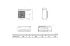 Tosot by GREE Versati V Monobloc warmtepomp 230V R290 6 kW