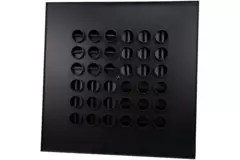 Multinozzle plafondrooster 596x596 mm - MN24 RAL9005 30% glans