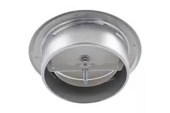 Soupape de ventilation 125 mm métal - S-DVS125 RAL9016
