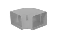 ClimaConnect 90° platte bocht voor montagekanaal 100 mm - RAL 9010