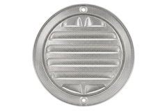 Buitenrooster rond 160 mm aluminium - geanodiseerd aluminium