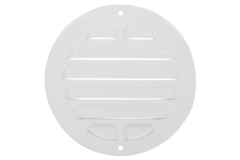 Buitenrooster rond 80 mm aluminium - RAL9016