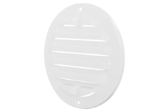 Buitenrooster rond 200 mm aluminium - RAL9016