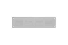 Wandrooster 300x100mm aluminium - RAL9016