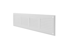 Wandrooster 300x100mm aluminium - RAL9016