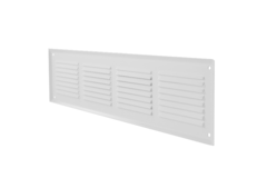 Wandrooster 300x100mm aluminium - RAL9016