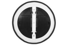Diffuseur plafonnier rond avec motif fixe Ø 200 mm - RAL9016