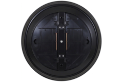 Plafondrooster rond met vast patroon Ø 250 mm - RAL9005 30% glans