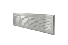 Wandrooster 500x150mm aluminium - Ongecoat