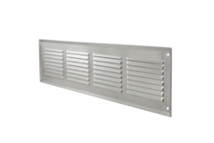 Wandrooster 500x150mm aluminium - Ongecoat