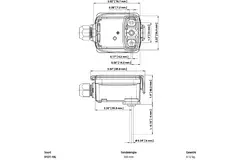 Belimo kanaal-/dompeltemperatuursensor PT1000 100x6 mm - 01DT-1BL