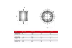 Irisklep 100 mm - RVS 316L - IRIS100
