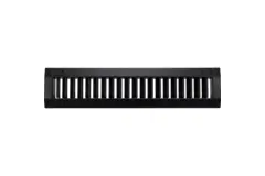Grille de conduit ClimaConnect à double réglage 1025 x 125 mm pour conduits de 315 à 900 mm - RAL 9005