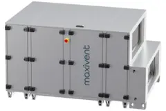 Maxivent WTW luchtbehandelingkasten met tegenstroomwisselaar 5000 m3/h met warmwaterbatterij horizontaal links - PHE 5000 H WOJL T 01