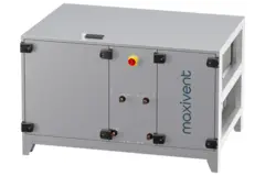Maxivent WTW luchtbehandelingkasten met warmtewiel 2000 m3/h met warmwaterbatterij en DX-koeling horizontaal links - RHE 2000 H WDJL
