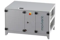 Centrales de traitement d'air Maxivent WTW avec roue à chaleur 2 000 m³/h et batterie DX, horizontale à gauche - RHE 2000 H ODJL