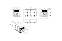 Maxivent WTW luchtbehandelingkasten met tegenstroomwisselaar 7600 m3/h horizontaal horizontaal links - PHE 7600 H OOJL T 02