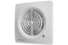 Badkamerventilator Supra met vochtsensor en timer met trekkoord Ø 125 mm -125HT