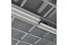 Ergovent inpleisterbaar frameloos lijnrooster 1050 mm met aansluitdiameter 125 mm - airconditioning - 2 sleuven
