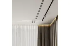 Ergovent inpleisterbaar frameloos lijnrooster 1050 mm met aansluitdiameter 125 mm - airconditioning - 2 sleuven