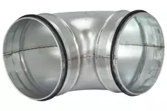 Korte ronde spiro bocht 90° Ø 150mm voor spirobuis