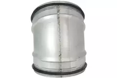 Korte ronde spiro bocht 45° Ø 200mm voor spirobuis