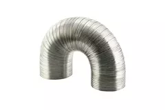 Starre aluminium ventilatieslang rond Ø 120mm lengte 3 meter