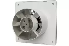 Badkamerventilator Supra met vochtsensor en timer met trekkoord Ø 125 mm -125HT